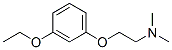 Structure of ETHANAMINE,2-(3-ETHOXYPHENOXY)-N,N-DIMETHYL-