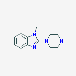 1H-Benzimidazole, 1-methyl-2-(1-piperazinyl)-结构式
