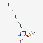 3-O-(TERT-BUTYLDIMETHYLSILYLOXY)-ERYTHRO-SPHINGOSINE结构式