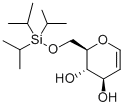 Structure of 6-O-(TRIISOPROPYLSILYL)-D-GLUCAL