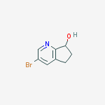 Structure of 3-bromo-6,7-dihydro-5h-cyclopenta[b]pyridin-7-ol