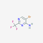 Structure of 5-bromo-2-(trifluoromethyl)pyrimidin-4-amine