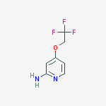 Structure of 4-(2,2,2-trifluoroethoxy)pyridin-2-amine