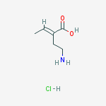 Structure of (e)-2-(2-aminoethyl)but-2-enoic Acid;hydrochloride
