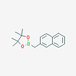 Structure of 4,4,5,5-Tetramethyl-2-(naphthalen-2-ylmethyl)-1,3,2-dioxaborolane
