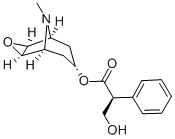 Structure of (-)-SCOPOLAMINE