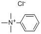 Structure of Trimethylphenylammonium chloride