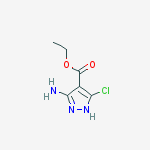 Structure of Ethyl 3-amino-5-chloro-1h-pyrazole-4-carboxylate