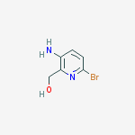 (3-Amino-6-bromopyridin-2-yl)methanol结构式