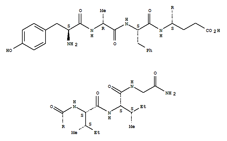 deltorphin II, Ile(5,6)-结构式