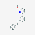 Structure of 2-[3-(Benzyloxy)phenyl]-6-methoxypyridine