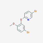 Structure of 5-Bromo-2-(5-bromo-2-methoxyphenoxy)pyridine