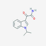 Structure of 2-(1-Isopropyl-1H-indol-3-yl)-2-oxoacetamide
