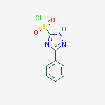 Structure of 5-Phenyl-1H-1,2,4-triazole-3-sulfonyl chloride