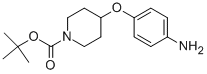 Structure of 1-BOC-4-(4-AMINO-PHENOXY)-PIPERIDINE