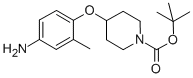 Structure of 1-N-BOC-4-(4-AMINO-2-METHYLPHENOXY)PIPERIDINE