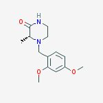 Structure of (R)-4-(2,4-diMethoxybenzyl)-3-Methylpiperazin-2-one