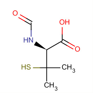 D-Valine, N-formyl-3-mercapto-结构式