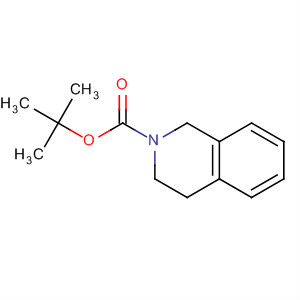 Structure of 2(1H)-Isoquinolinecarboxylic acid, 3,4-dihydro-, 1,1-dimethylethyl ester