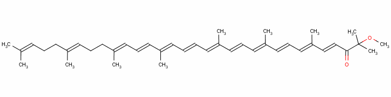 Structure of spheroidenone
