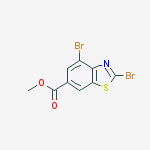 Structure of Methyl 2,4-dibromobenzo[d]thiazole-6-carboxylate