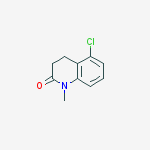 Structure of 5-chloro-1-methyl-3,4-dihydroquinolin-2-one