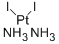 Structure of diamminediiodoplatinum