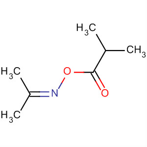 Structure of 2-Propanone, O-(2-methyl-1-oxopropyl)oxime