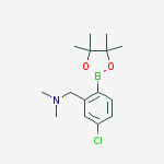 Structure of 4-Chloro-2-(N,N-dimethylaminomethyl)phenylboronic acid, pinacol ester