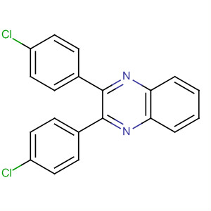 Structure of Quinoxaline, 2,3-bis(4-chlorophenyl)-