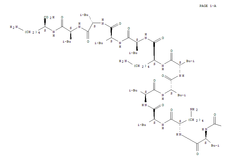 Chemical structure of sinapultide