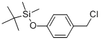 4-(tert-Butyldimethylsilyloxy)benzyl chloride结构式