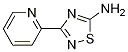 3-(吡啶-2-基)-1,2,4-噻二唑-5-胺结构式