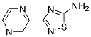 Structure of 3-(pyrazin-2-yl)-1,2,4-thiadiazol-5-amine