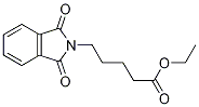 Structure of 2H-Isoindole-2-pentanoic acid, 1,3-dihydro-1,3-dioxo-, ethyl ester