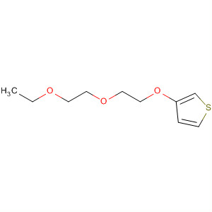 Structure of Thiophene, 3-[2-(2-ethoxyethoxy)ethoxy]-