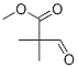 Structure of Propanoic acid, 2,2-dimethyl-3-oxo-, methyl ester