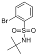 2-溴-N-叔丁基苯磺酰胺结构式