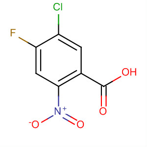 Structure of Benzoic acid, 5-chloro-4-fluoro-2-nitro-