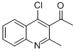 Structure of 1-(4-CHLORO-2-METHYLQUINOLIN-3-YL)ETHANONE