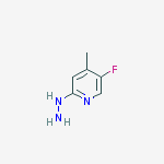 Structure of (5-fluoro-4-methylpyridin-2-yl)hydrazine