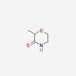 Structure of 2-METHYL-3-MORPHOLINONE