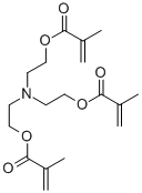 1,1,1-Nitrilotri(2-methacryloyloxyethane)结构式