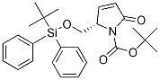 Structure of (S)-tert-butyl 2-((tert-butyldiphenylsilyloxy)Methyl)-5-oxo-2,5-dihydro-1H-pyrrole-1-carboxylate