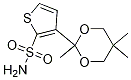 Structure of 3-(2,5,5-Trimethyl-1,3-dioxan-2-yl)-2-thiophenesulfonamide