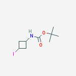 Structure of Tert-butyl N-(3-iodocyclobutyl)carbamate