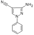 Structure of 3-AMINO-1-PHENYL-1H-PYRAZOLE-4-CARBONITRILE