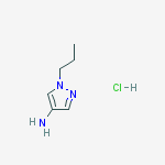 Structure of 1-Propylpyrazol-4-amine HCl