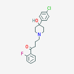 Structure of 4-DEFLUORO-2-FLUORO HALOPERIDOL