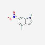 4-methyl-6-nitro-1h-indole结构式